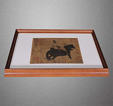 石嘴山市书画装裱配框服务案例